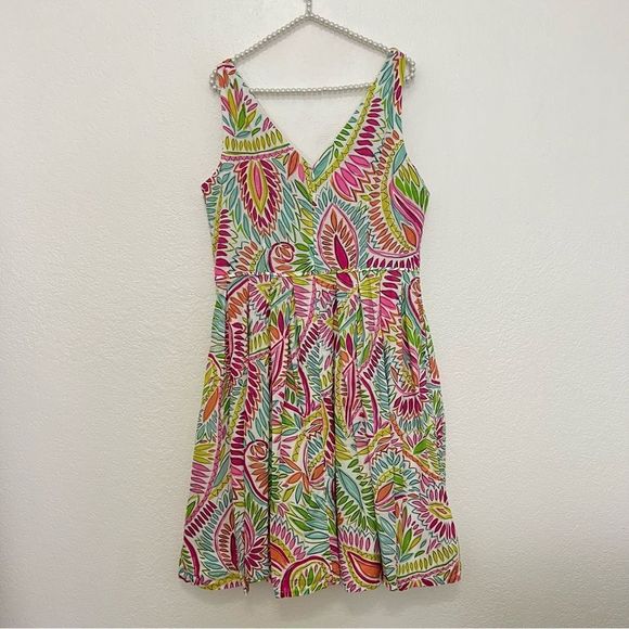 Vibrant Multicolor Sleeveless Dress - Picture 7 of 13